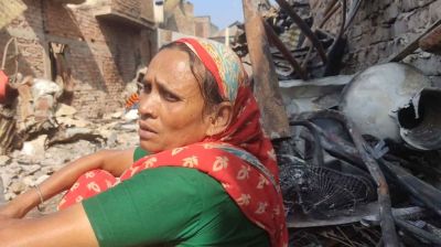 ‘গায়ের কাপড় ছাড়া আর কিছুই অবশিষ্ট নাই, সবকিছু পুড়ে ছাই’