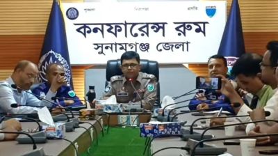 সুনামগঞ্জে কোনো অপরাধ সহ্য করা হবে না: নবাগত পুলিশ সুপার