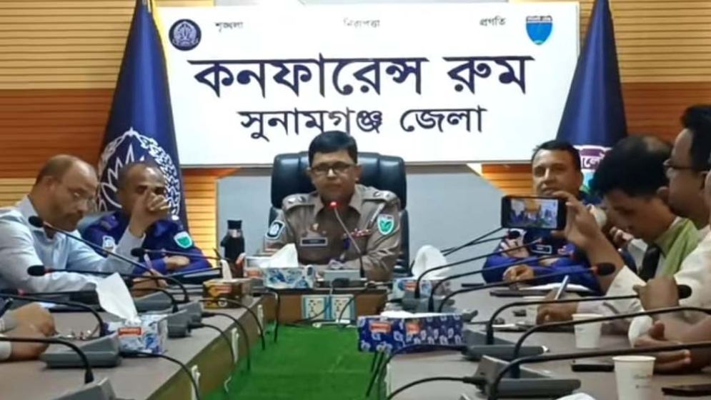 সুনামগঞ্জে কোনো অপরাধ সহ্য করা হবে না: নবাগত পুলিশ সুপার