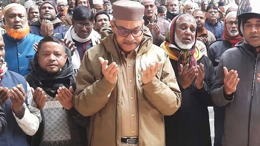 চাঁপাইনবাবগঞ্জে খালেদা জিয়ার গায়েবানা জানাজা ও দোয়া