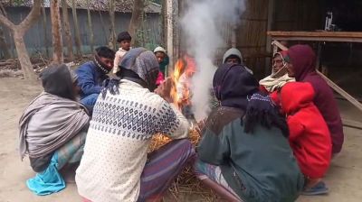 কুড়িগ্রামে হাড় কাঁপানো শীতে জনজীবন বিপর্যস্ত, তাপমাত্রা ১০  ডিগ্রি