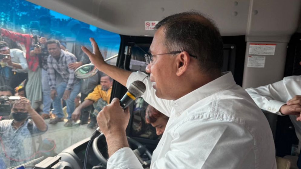 দেশের উন্নয়নে ধানের শীষে ভোট চাইলেন তারেক রহমান
