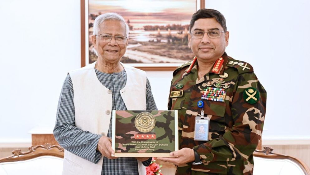 প্রধান উপদেষ্টার সঙ্গে সেনাপ্রধানের সাক্ষাৎ