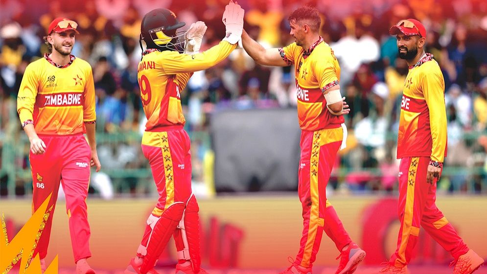 অস্ট্রেলিয়ার পর শ্রীলঙ্কাকে হারিয়ে অপরাজিত গ্রুপ চ্যাম্পিয়ন জিম্বাবুয়ে
