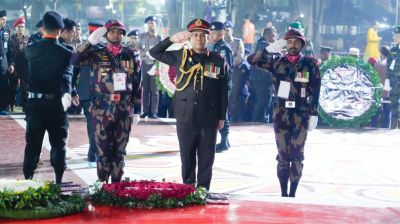 ভাষা শহীদদের প্রতি বিজিবি মহাপরিচালকের শ্রদ্ধা