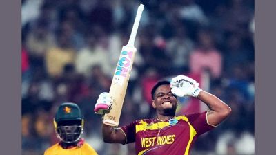 বিশ্বকাপে নিজের রেকর্ড ভাঙলেন হেটমায়ার
