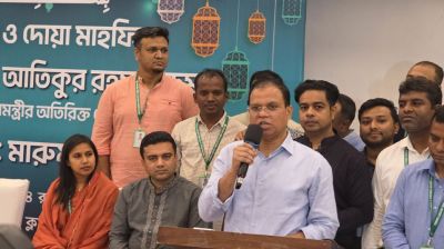 বগুড়ার উন্নয়নে শুধু ঘোষণা হয়েছে, বাস্তবায়ন হয়নি: আতিকুর রহমান রুমন