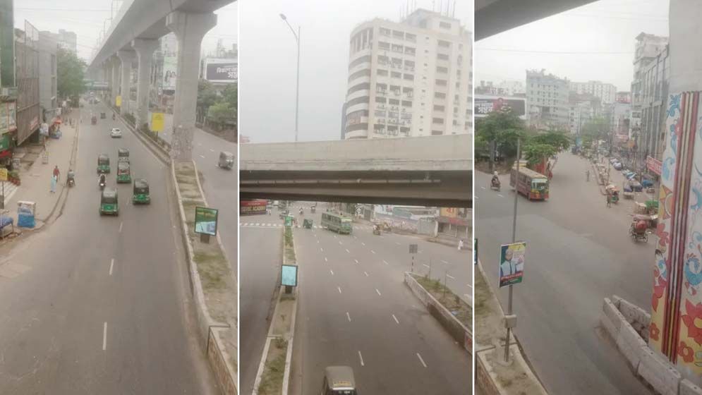 ঈদের দ্বিতীয় দিনে রাজধানী অনেকটাই ফাঁকা