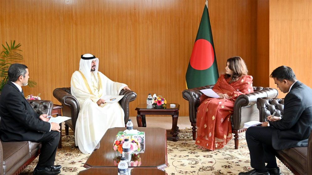 পররাষ্ট্র প্রতিমন্ত্রীর সঙ্গে কুয়েতের রাষ্ট্রদূতের সৌজন্য সাক্ষাৎ