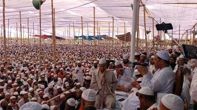 লাখো মুসল্লির অংশগ্রহণে চরমোনাইর মাহফিলের সমাপ্তি: মুসলিম উম্মাহর শান্তি কামনা