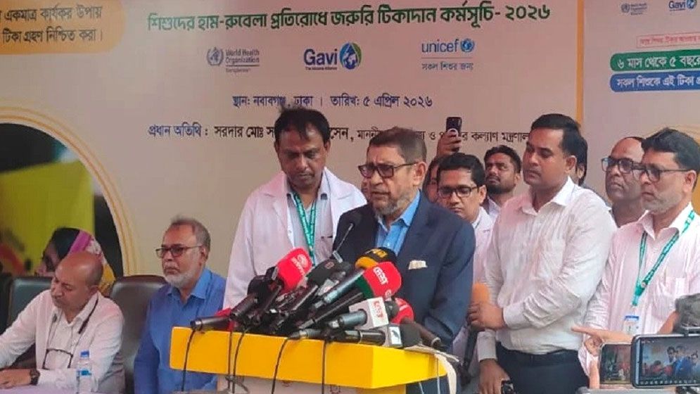সারা দেশে ৩ মে থেকে মিলবে হামের টিকা: স্বাস্থ্যমন্ত্রী