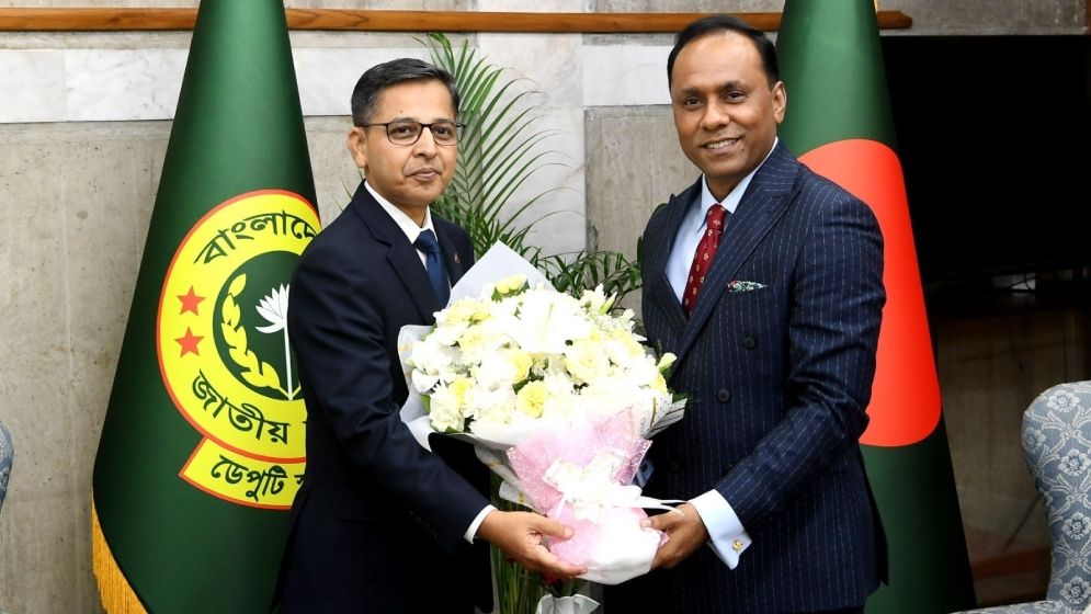 ডেপুটি স্পিকারের সঙ্গে ভারতীয় হাইকমিশনারের সাক্ষাৎ