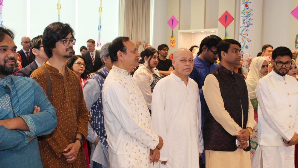 টোকিওতে বাংলাদেশ দূতাবাসে উৎসবমুখর ও আনন্দঘন পরিবেশে পহেলা বৈশাখ উদযাপন
