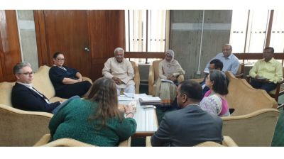 সমাজকল্যাণমন্ত্রীর সঙ্গে ওয়ার্ল্ড ফুড প্রোগ্রামের প্রতিনিধি দলের সাক্ষাৎ