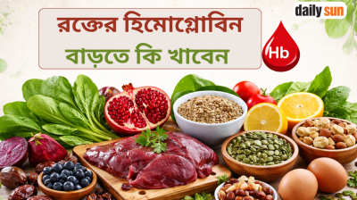 যা খেলে রক্তের হিমোগ্লোবিন বাড়বে-