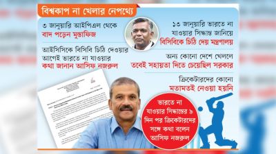 উপদেষ্টা আসিফ নজরুলের গোঁয়ার্তুমিতে ক্রিকেট কলঙ্ক