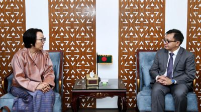 বাণিজ্যমন্ত্রীর সঙ্গে ভুটানের রাষ্ট্রদূতের বৈঠক: বাণিজ্য সহযোগিতা জোরদারে গুরুত্বারোপ