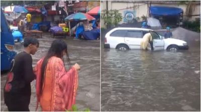 বৃষ্টিতে রাজধানীতে সড়কে সড়কে জলজট, ভোগান্তি
