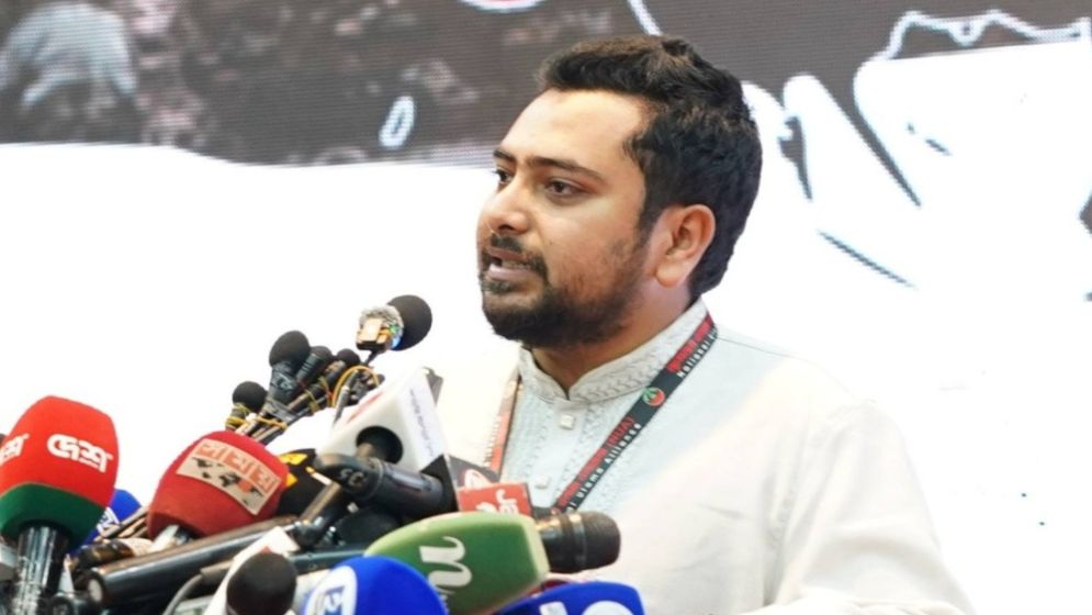 শাপলা গণহত্যা ঠেকানো গেলে জুলাইয়ে গণহত্যা হতো না: নাহিদ ইসলাম