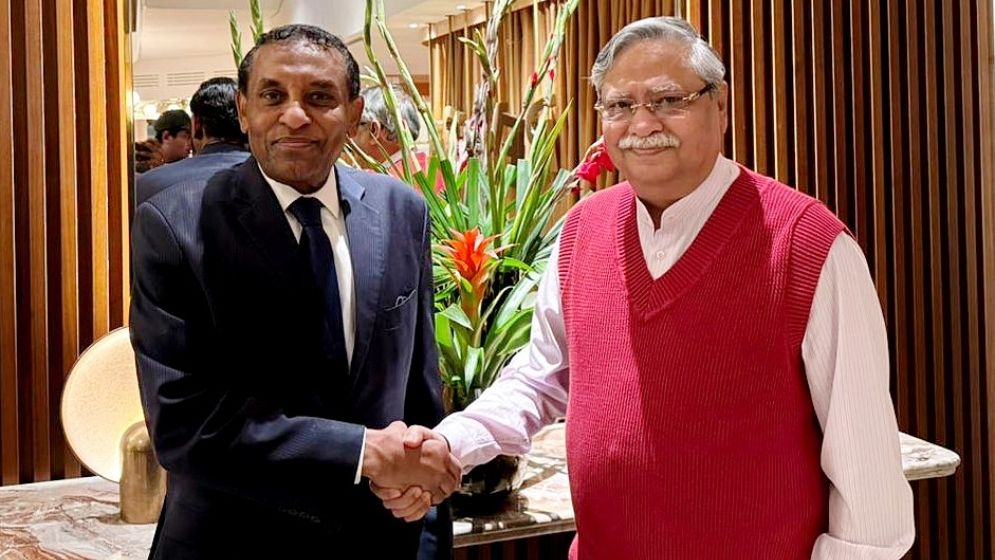 লন্ডনে সুদানের প্রধানমন্ত্রী ও রাষ্ট্রপতি সাহাবুদ্দিনের সৌজন্য সাক্ষাৎ