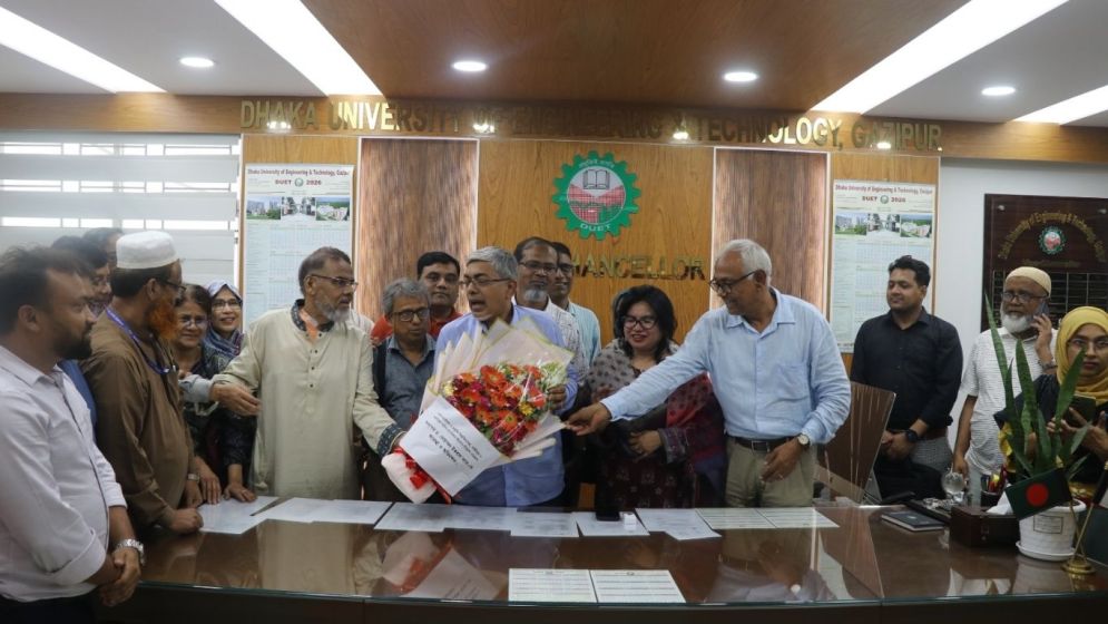 ডুয়েটের নতুন উপাচার্য হিসেবে দায়িত্ব নিলেন ড. মোহাম্মদ ইকবাল