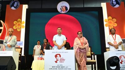 ত্রিশালে নজরুল জন্মবার্ষিকীর অনুষ্ঠান উদ্বোধন করলেন প্রধানমন্ত্রী