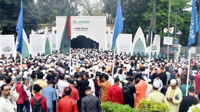 জাতীয় ঈদগাহে ঈদুল আজহার প্রধান জামাত অনুষ্ঠিত