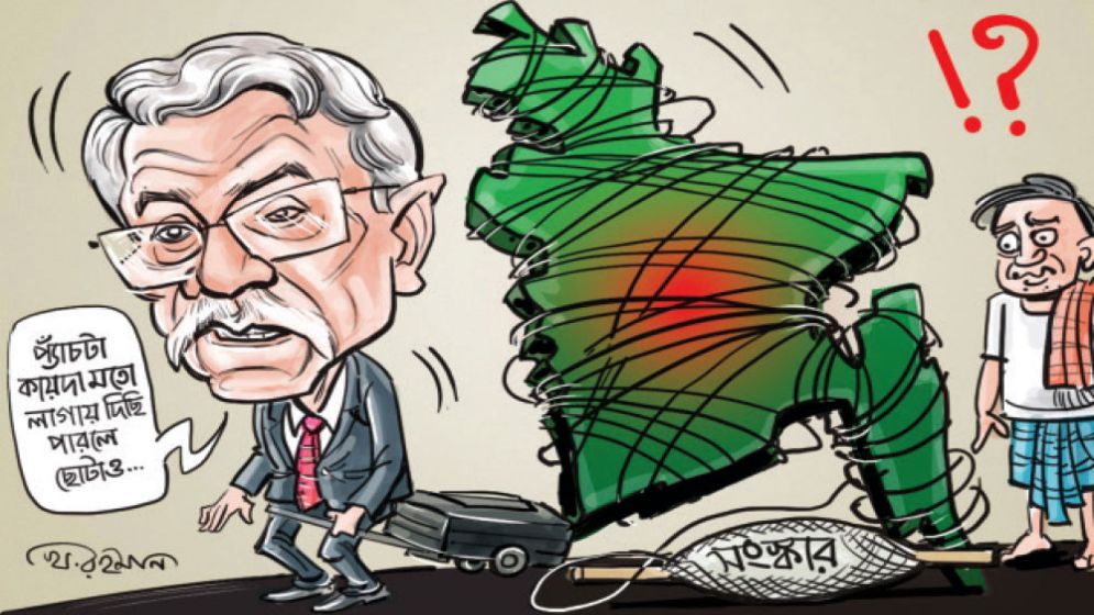 সংস্কারে প্যাঁচ কষে প্রবাসে আলী রীয়াজ