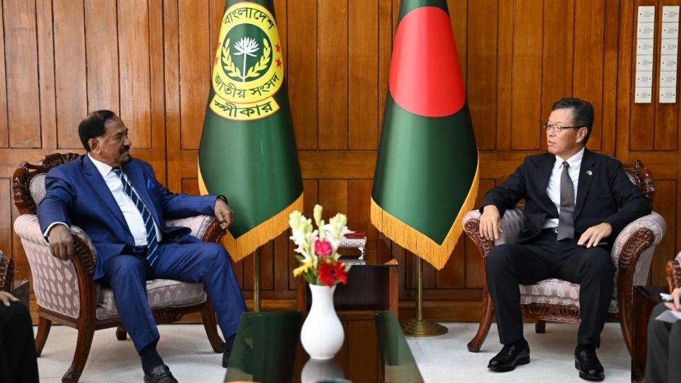 জাপানে দক্ষ জনশক্তি রপ্তানিতে সহযোগিতা চাইলেন স্পিকার হাফিজ উদ্দিন