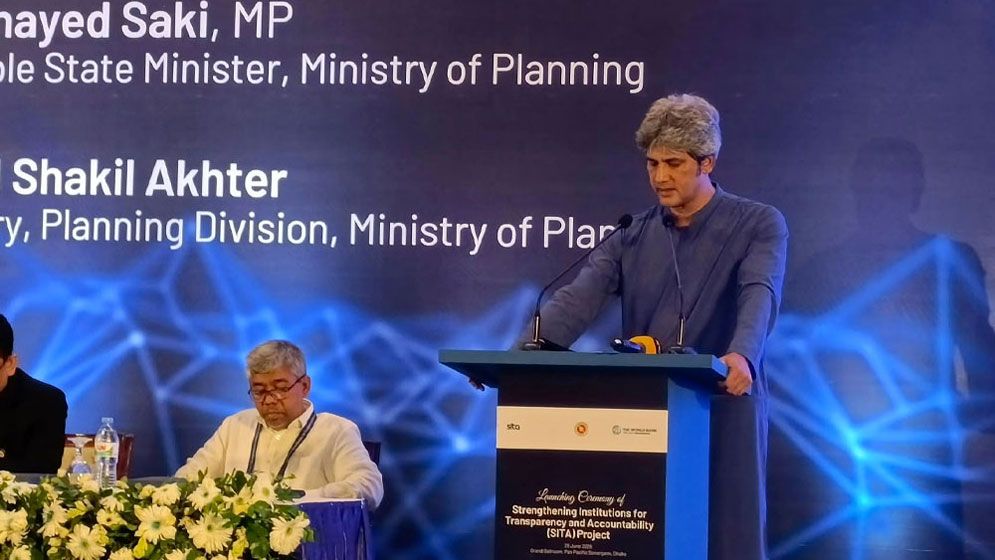 সরকার লাগামহীন লুটপাট ও অর্থপাচারের বিরুদ্ধে দাঁড়িয়েছে: জোনায়েদ সাকি