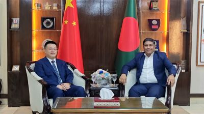 প্রধানমন্ত্রীর প্রতিরক্ষা উপদেষ্টার সঙ্গে চীনা রাষ্ট্রদূতের বৈঠক