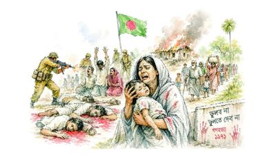 পূর্ব পাকিস্তানের জমিনের সবুজকে লালে রাঙাতে হবে