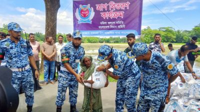 বন্যাদুর্গত মানুষের পাশে বাফওয়া, চট্টগ্রাম-সিলেটে ত্রাণ বিতরণ