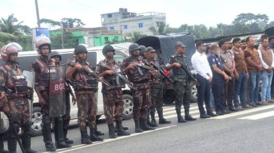 গোপালগঞ্জে ৫ প্লাটুন বিজিবি মোতায়েন