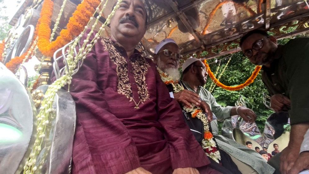 ৫০ বছরের ইমামতিতে শামসুল হককে রাজকীয় বিদায়