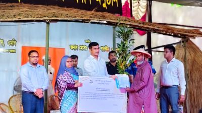 বোদায় ৫ হাজার ৮৯২ কৃষকের কৃষিঋণ মওকুফ, বিতরণ হলো ৩০ হাজার গাছের চারা