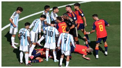 ২৪ ফাউল, একটি লাল কার্ড: ফাইনালে কী হয়েছিল আর্জেন্টিনার?