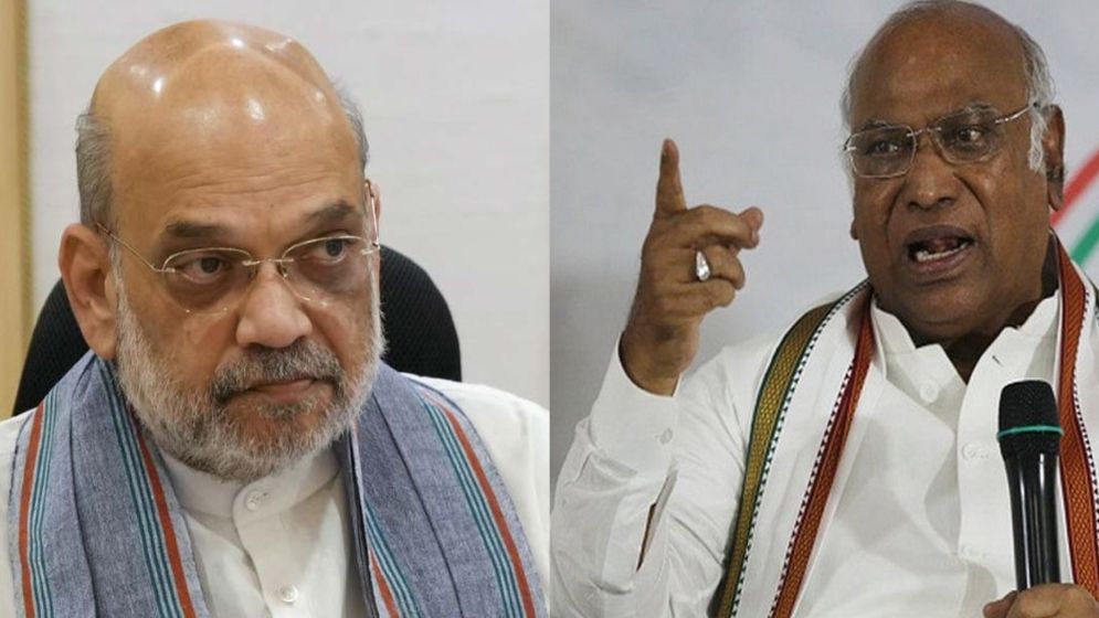অমিত শাহকে টেনেহিঁচড়ে বের করার হুঁশিয়ারি কংগ্রেস প্রধানের