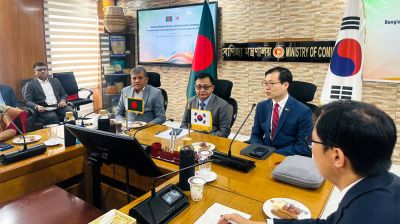 কোরিয়ার সঙ্গে বাণিজ্য চুক্তি: ৯৭ শতাংশ পণ্যে শুল্ক সুবিধা পাবে বাংলাদেশ