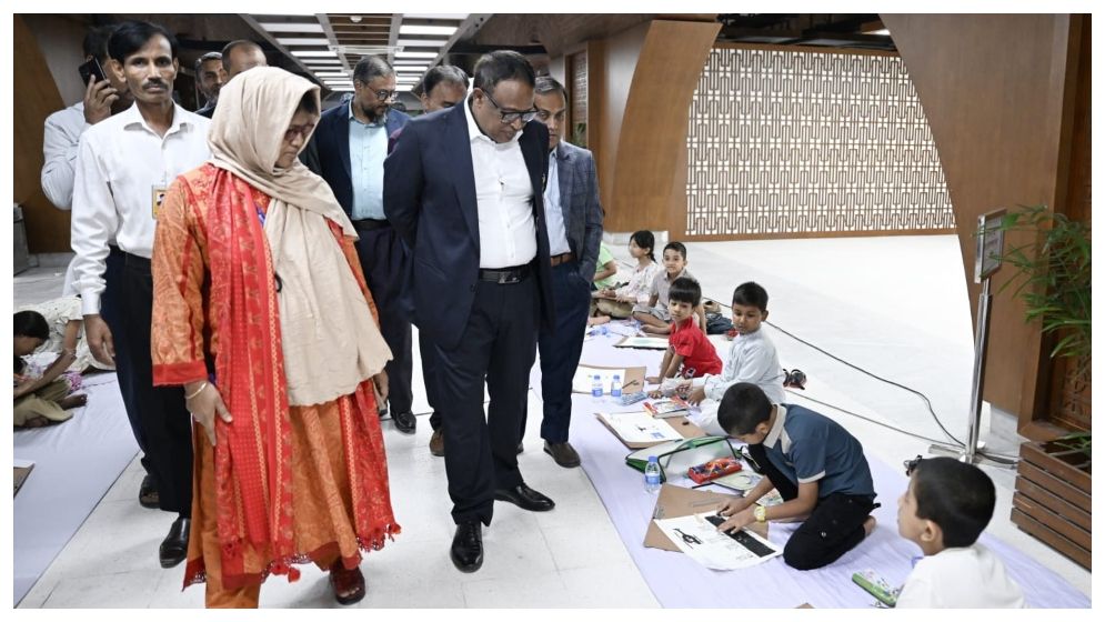 জুলাই গণঅভ্যুত্থান দিবসে শিশুদের চিত্রাঙ্কন প্রতিযোগিতা অনুষ্ঠিত