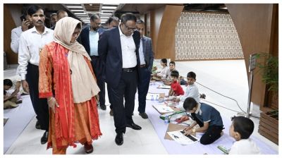 জুলাই গণঅভ্যুত্থান দিবসে শিশুদের চিত্রাঙ্কন প্রতিযোগিতা অনুষ্ঠিত