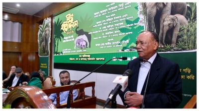 হাতি সংরক্ষণে সম্মিলিত উদ্যোগ প্রয়োজন: পরিবেশমন্ত্রী