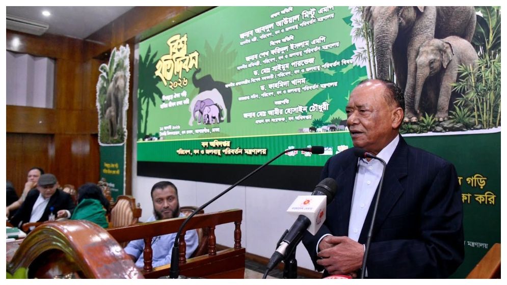 হাতি সংরক্ষণে সম্মিলিত উদ্যোগ প্রয়োজন: পরিবেশমন্ত্রী