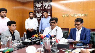 ১৮০ দিনের কর্মসূচির অগ্রগতি সন্তোষজনক, আমদানি নির্ভরতা কমবে: কৃষিমন্ত্রী