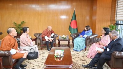 ভুটানের পররাষ্ট্র সচিবের সঙ্গে পররাষ্ট্র প্রতিমন্ত্রীর বৈঠক