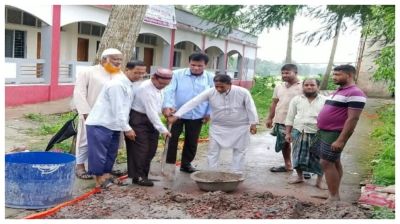 জাজিরা বিশ্ববিদ্যালয় কলেজের সংস্কার কাজ দ্রুতগতিতে এগিয়ে চলছে