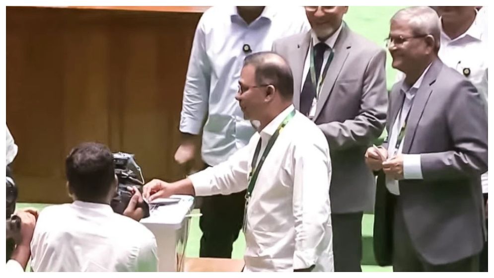 রাষ্ট্রপতি নির্বাচনে ভোট দিলেন প্রধানমন্ত্রী, স্পিকার ও বিরোধীদলীয় নেতা