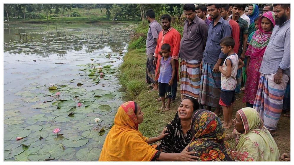 মণিরামপুরে শাপলা তুলতে গিয়ে পানিতে ডুবে দুই শিশুর মৃত্যু