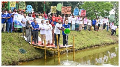 গাজীপুর কৃষি বিশ্ববিদ্যালয়ে নানা আয়োজনে মৎস্য পক্ষ পালিত