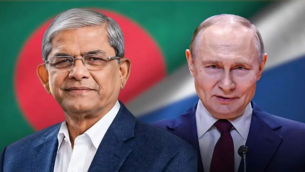 রাষ্ট্রপতি মির্জা ফখরুলকে রুশ প্রেসিডেন্ট পুতিনের অভিনন্দন